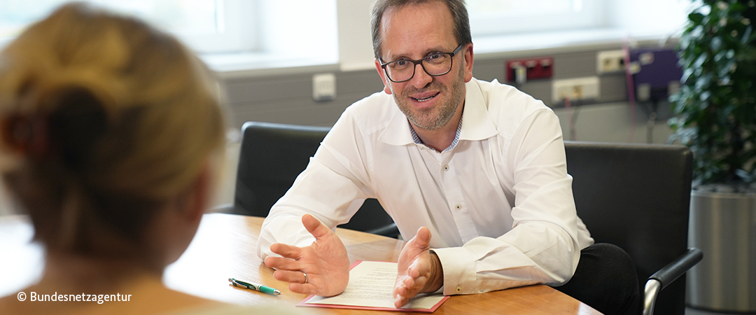 Klaus Müller, Präsident der Bundesnetzagentur, im Interview. Klaus Müller, Präsident der Bundesnetzagentur, im Interview.
