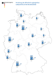 Verteilung der öffentlich zugänglichen Ladepunkte auf die Bundesländer