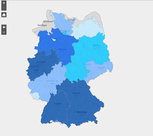 Abbildung der Ladesäulenkarte führt per Link zur Kartenanwendung